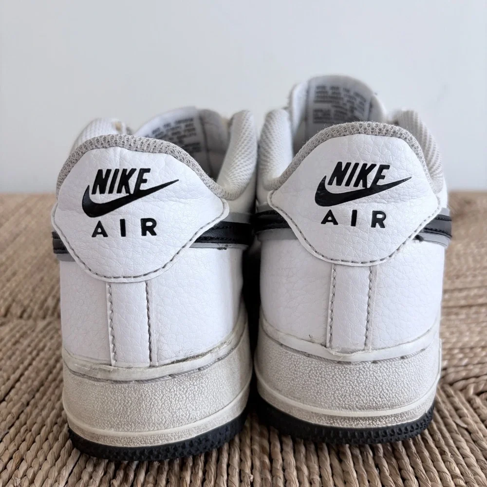 Nike Air Force‎ 1 Low GS White Black FV5948-101 Youth Size 6Y Classic Sneakers